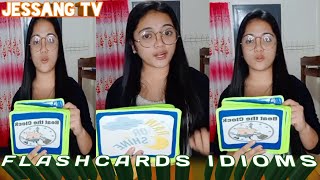 FLASHCARDS| EDUC3| IDIOMS | ACTIVITY| FUTURE TEACHER| GOAL|CREATIVE| WATCH AND ENJOY| TRYING MY BEST