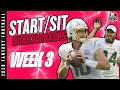 2020 Fantasy Football - Week 3 Quarterbacks - Start or Sit? Every Match Up