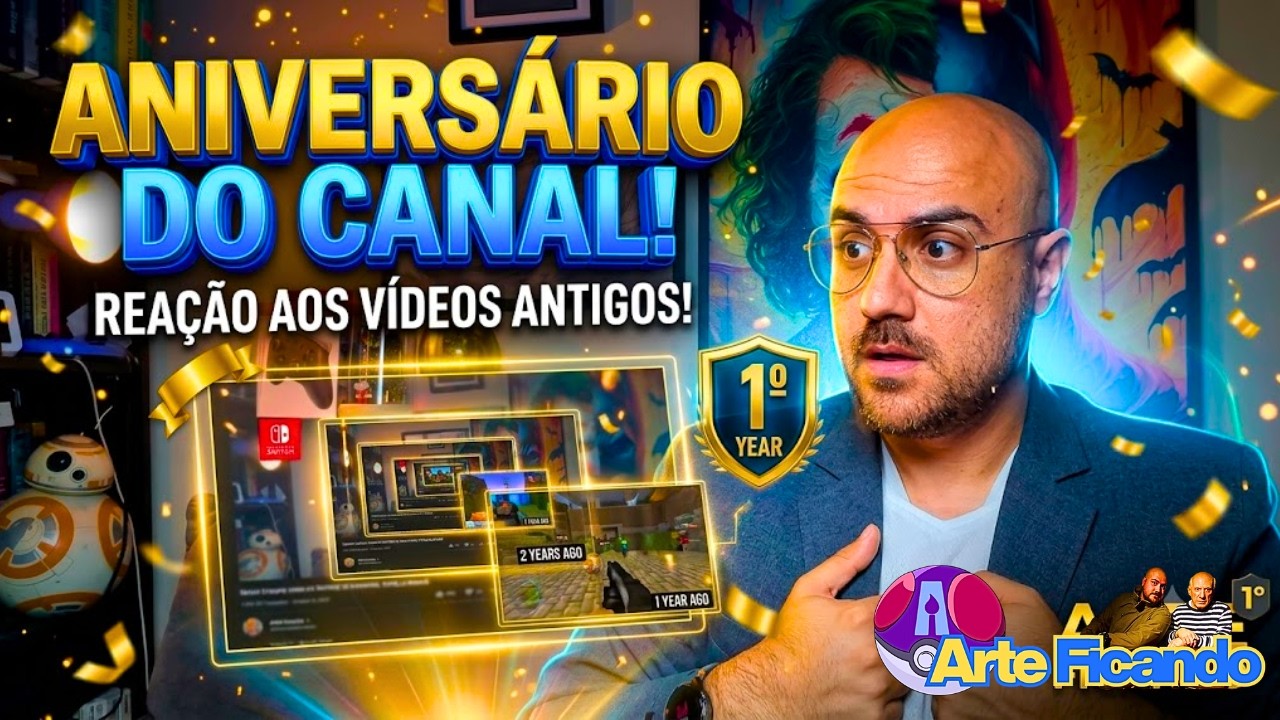 REACT DOS VÍDEOS ANTIGOS - ANIVERSÁRIO DE 1 ANO DO CANAL - YouTube