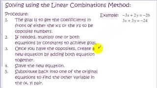 Solving Systems of Equations Tutorial Part 1