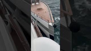 Video: Steve Jobs' super yacht collides with another super yacht at anchor #luxurycharter