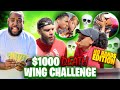 FIRST Couple To Finish DEATH HOT WINGS Wins $1,000!!! *no hands edition*