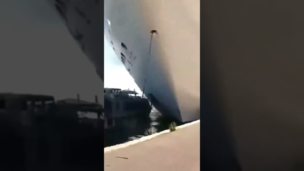MSC cruises 🛳 accident video