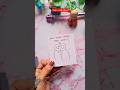Gift card ideas for loved ones 💕 #shorts #easy #satisfying #cute #paintingtechniques #diyart
