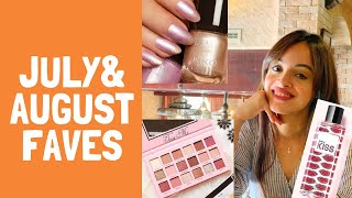 July& August beauty faves 2020||مفضلاتي لشهر يوليو و اغسطس، ميكب وعناية