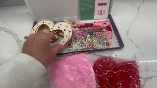 Cute DIY Craft! Heart Dream Catcher Kit for Kids Review | Fennoral Guía