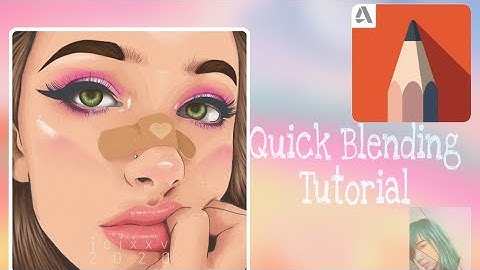 Autodesk Sketchbook- Textured Eraser Blending