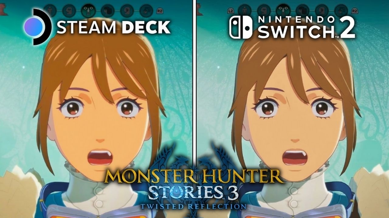 Monster Hunter Stories 3 | Nintendo Switch 2 vs. Steam Deck | Gameplay Comparison