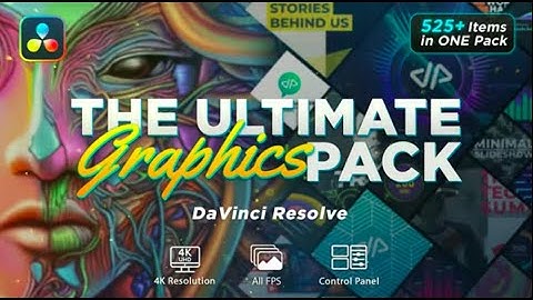 The Ultimate Graphics Pack - DaVinci Resolve