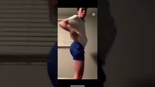 Small waist pretty face with a big bank challenge on tiktok video #Shorts #tiktok