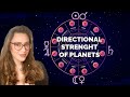 Directional Strength of Planets. Not Just Good dignity makes a Planet Strong!