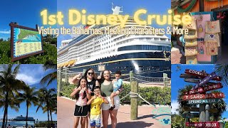 TRAVEL VLOG | Our 1st Disney Cruise 🚢 | Visiting the Bahamas 🇧🇸 Meeting the Characters & More