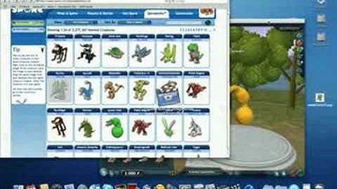 Spore Tutorial : Downloading stuff