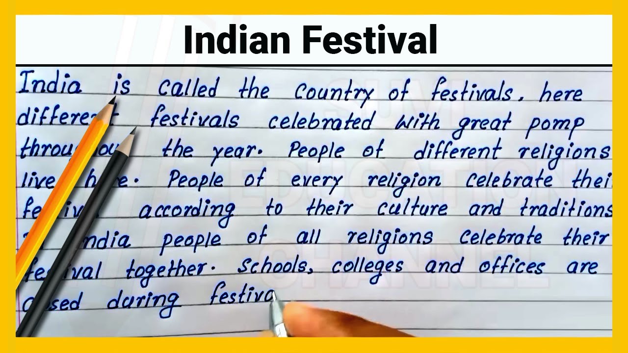 essay of indian festival