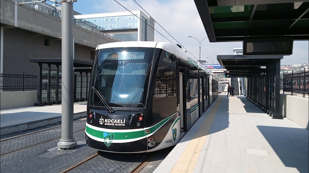 Kocaeli'de T2 ile Mehmet Ali Paşa - Şehir Hastanesi Arası Tramvay ile Seyahat