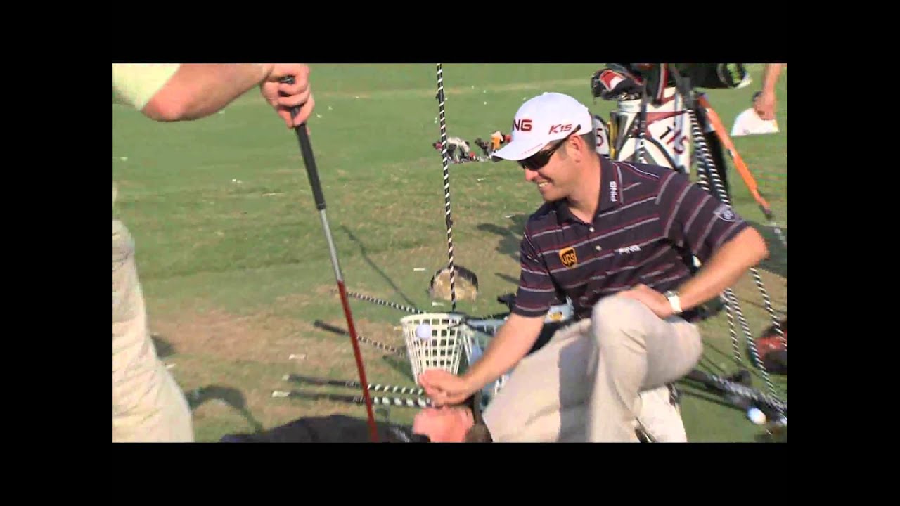 Rory Mcilroy, Louis Oosthuizen & David Edwards Trick Golf Show
