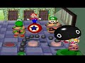 Mario Party 2 Minigames - Mario vs Luigi vs Yoshi vs Wario (Master Cpu)