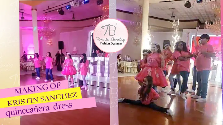 Making of KRISTIN SANCHEZ quinceaera dress