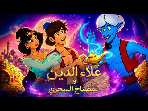 علاء الدين و المصباح السحري + ملكة الثلج 🩵🧞‍♂️ - قصة قبل النوم للأطفال