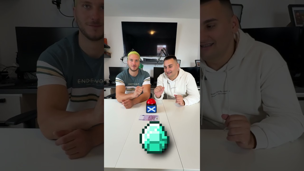 Vuk i Miloš u Minecraft dvoboju za 500 € ⚔️⁠