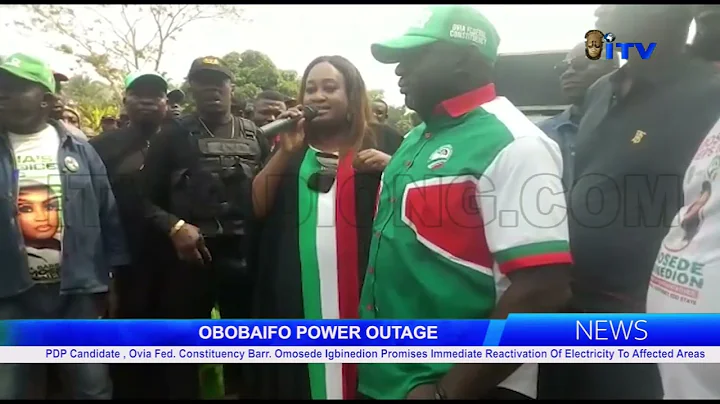 Barr. Omosede Igbinedion Promises Immediate Reactivation Of Electricity For Obobaifo Community