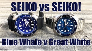 Blue Whale vs Great White! Seiko “Save the Ocean” Turtle Comparison - Perth  WAtch #349 - YouTube