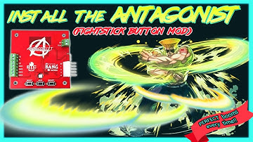 Perfect booms EVERY time? Enter the Antagonist fightstick button mod!