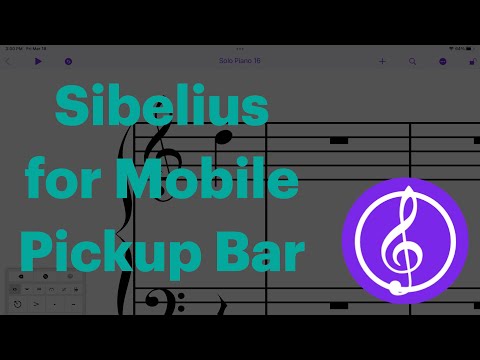 Sibelius for Mobile | Pickup Bar