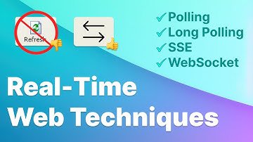 Real-Time Techniques: Polling, Long Polling, Server-Sent Events & WebSockets