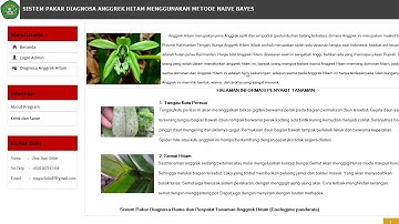 Video Presentasi Sistem Pakar Diagonosa Hama dan Penyakit Tanaman Anggrek Hitam Okta Ihza Gifari
