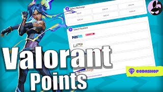 750 RUPEES CASHBACK ON VALORANT POINTS ON CODASHOP