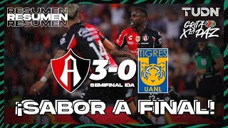 Resumen y goles | Atlas 3-0 Tigres | Grita México C22 - Semifinal IDA | TUDN