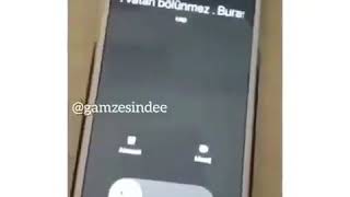 ŞEHİTLER ÖLMEZ VATAN BÖLÜNMEZ TELEFON SESİ Resimi