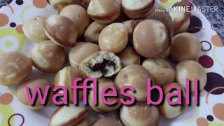 How to make waffles ball