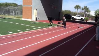 Jonas Gray 20 yard split (40 yard dash), 4 months after knee surgery