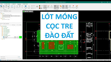 Bóc khối lượng Lót móng, cọc tre, đào đất
