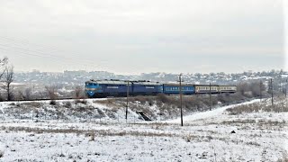 (УЗ) 2ТЭ116-1316 | ПОЕЗД БУХАРЕСТ КИЕВ | Близ станция Бельцы-Город 
