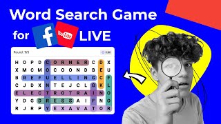 Word Search Game for Facebook Live | Tutorial screenshot 3