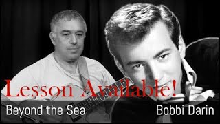 Beyond the Sea - Bobby Darin - fingerstyle guitar - Jake Reichbart - lesson available chords