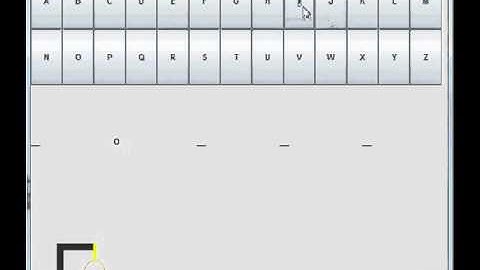 java Hangman program