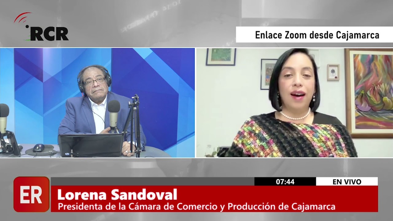 ENTREVISTA A LORENA SANDOVAL, PRESIDENTA DE LA CÁMARA DE COMERCIO Y PRODUCCIÓN DE CAJAMARCA