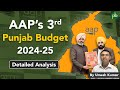 Aap presents punjab budget 202425  detailed analysis  most important questions  concepts