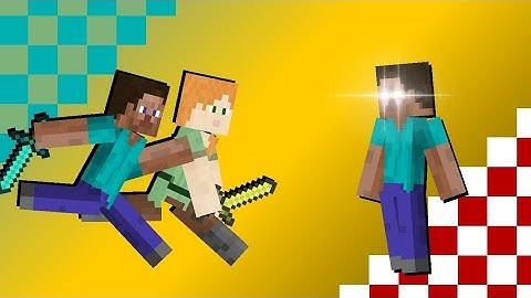 Steve and Alex vs Herobrine | Stick Nodes Minecraft animation (WIP)