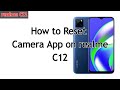 How to Reset Camera App on realme C12