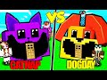 CASA CATNAP CONTRO CASA DOGDAY SU MINECRAFT!!