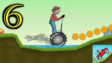 Hill Climb Racing Gameplay Walkthrough Part 6 - OneWheeler    ( Android / iOS )