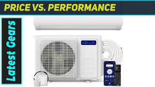 DELLA Vario Series 36,000 BTU Mini Split AC – The Best Energy Efficient 3 Ton Heat Pump for Large