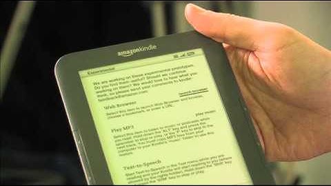 Amazon Kindle 3 ebook reader review