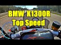 BMW K1300R Top Speed + GPS