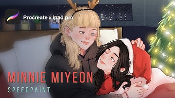 Procreate Timelapse : Merry Christmas ✨❄️🎄